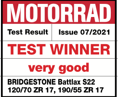 Bridgestone Battlax S22 Motorrad award